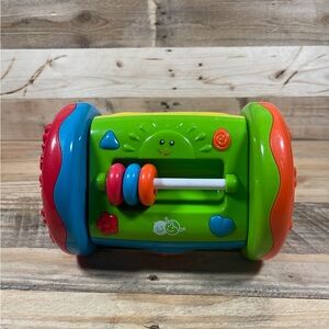 PlayGo Musical Spinning Crawling Wheel Rattle Rings Wind Up Mirror Baby Play Toy